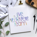 Silver Glitter Vinyl Sticker Roll (GLT01) – 50cm x 1m