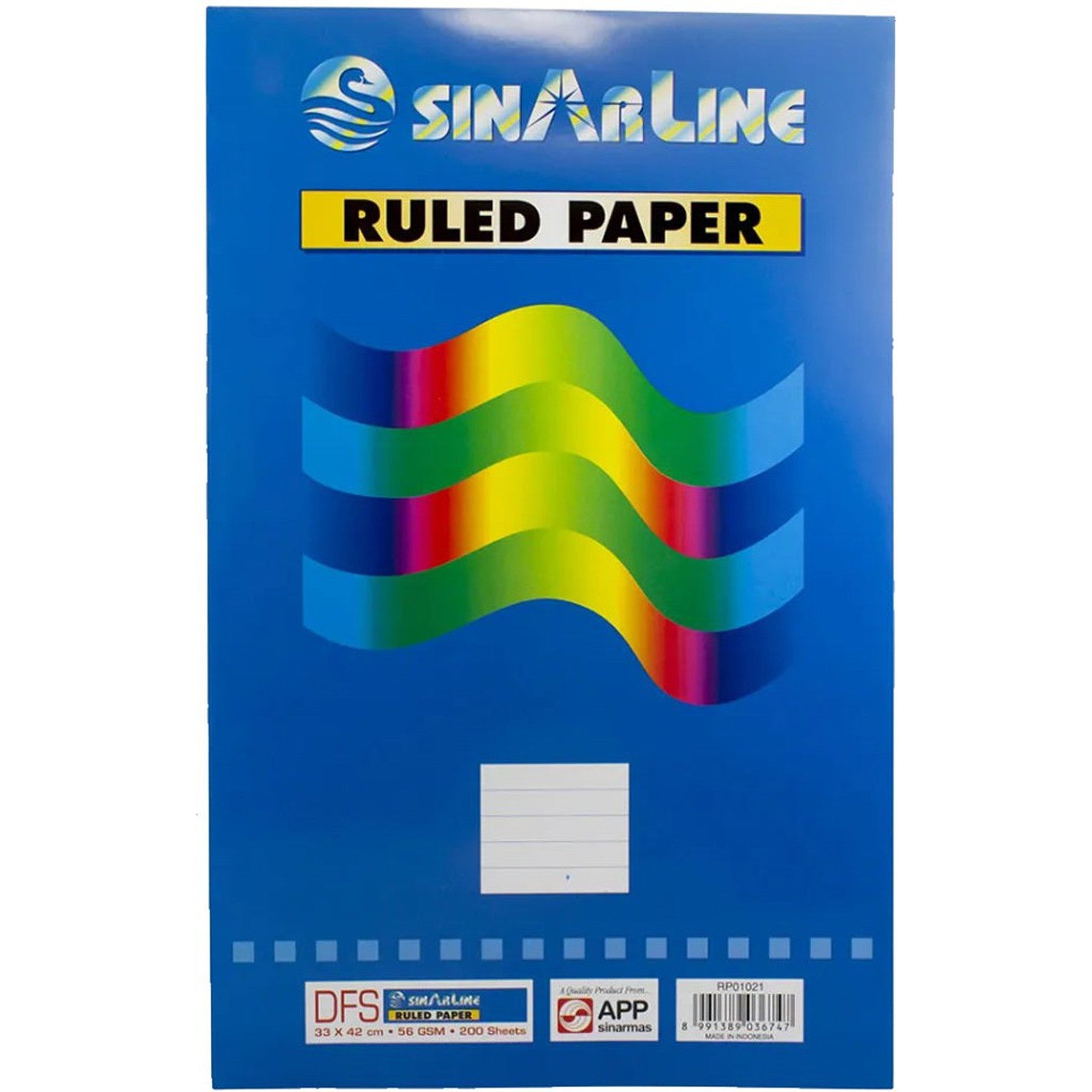 Sinar Ruled Paper Df/S 400'S (Folded)-Stationery Registers And Writing Books-SinarLine-Star Light Kuwait