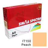 Sinar Spectra Colour Paper A4 80 Gsm IT 150 Peach Colour