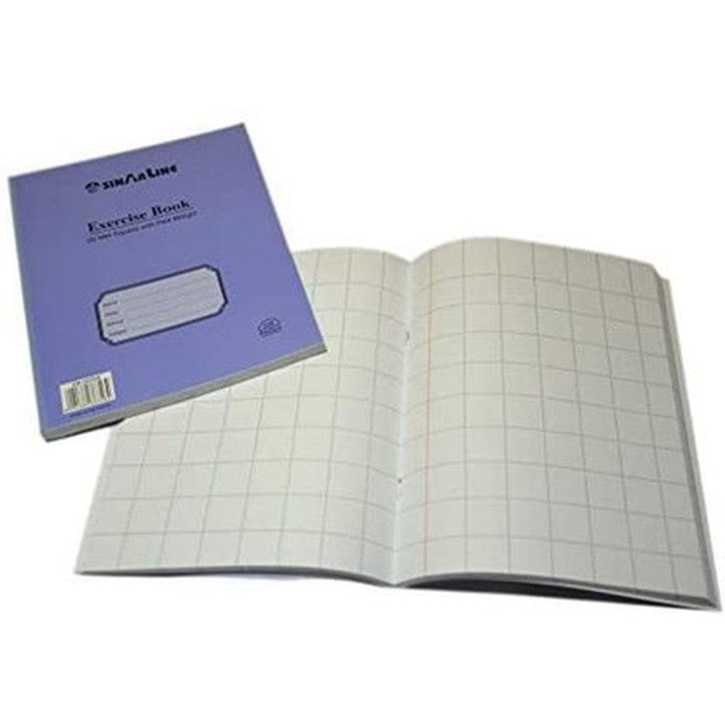 Sinarline Exercise Book 20Mm Square 200 Pages-Stationery Registers And Writing Books-SinarLine-Star Light Kuwait