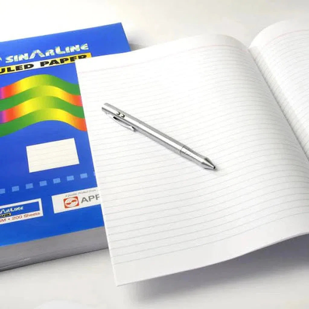 Sinarline Ruled Paper F/S 400"S ( Unfolded) Rp01022-Stationery Registers And Writing Books-SinarLine-Star Light Kuwait