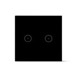 Smart Light Switch 2 Gang WiFi - Black