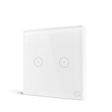 Smart Light Switch 2 Gang WiFi -White