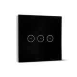 Smart Light Switch 3 Gang WiFi - Black