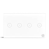 Smart Light Switch 4 Gang WiFi - White