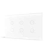Smart Light Switch 6 Gang WiFi - White