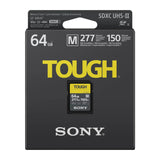 بطاقة ذاكرة سوني 64 جيجابايت من سلسلة SF-M TOUGH UHS-II SDXC