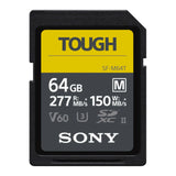 بطاقة ذاكرة سوني 64 جيجابايت من سلسلة SF-M TOUGH UHS-II SDXC