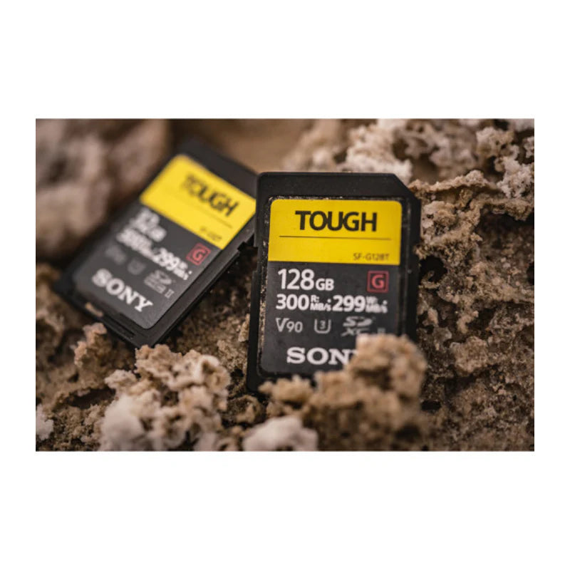 Sony SF-G128T/T1 128GB TOUGH Series UHS-II SDXC Memory Card – Star