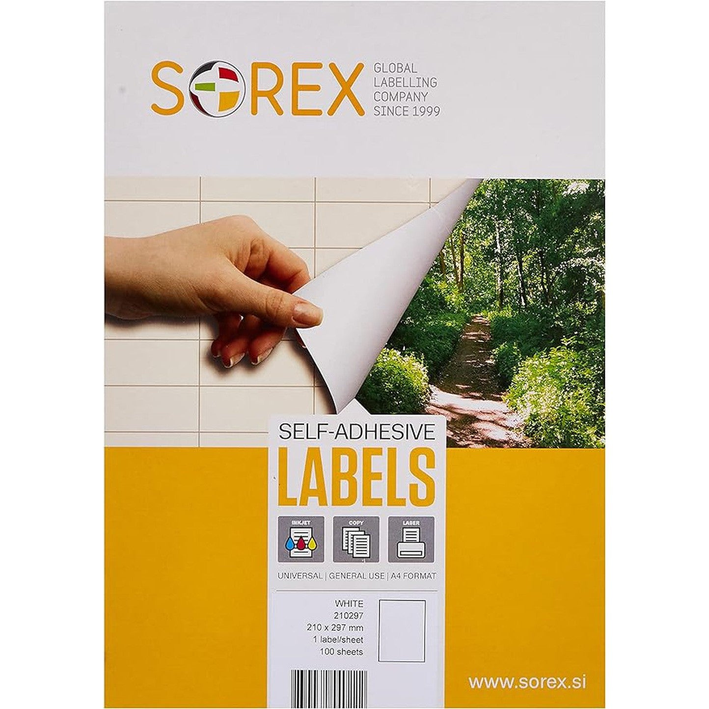 Sorex Labels 210X297 Mm(100 Sheets Per Pkt)-Labels-Other-Star Light Kuwait