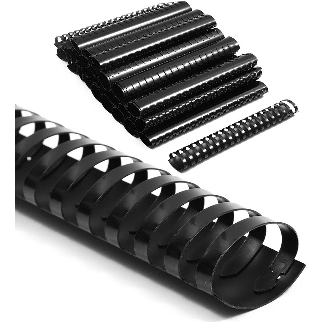 Spiral Binding Comb Black - 28mm – Star Light Kuwait