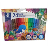 Staedtler Fibre Tip Pens 24 Colored Pens-Pens-Staedtler-Star Light Kuwait