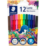 Staedtler Luna Felt Tip Colored Markers 12-Pens-Staedtler-Star Light Kuwait