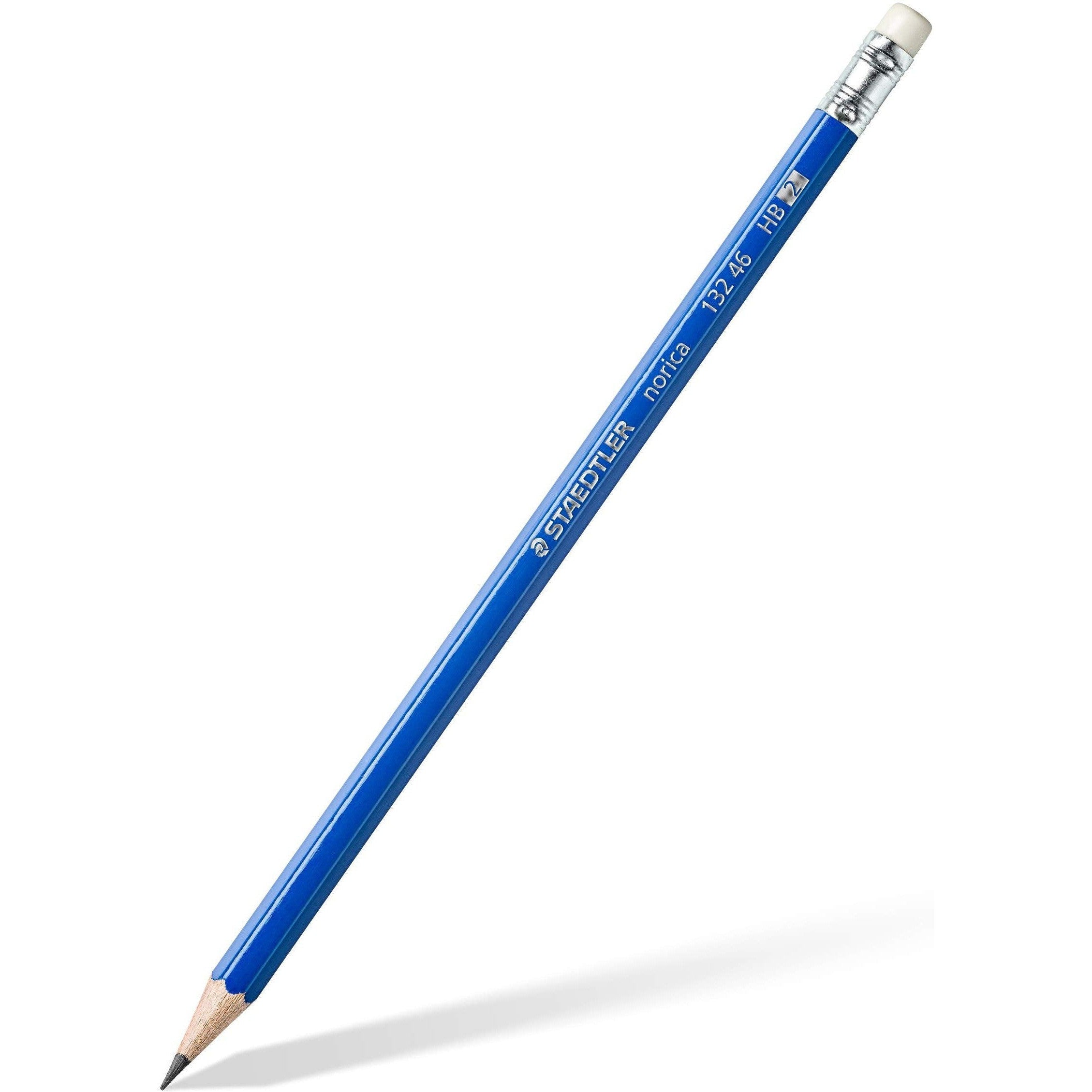 Staedtler Norica Graphite Pencil With Eraser Tip - 132 46 - Hb 2 (12Pcs/Pkt)-Pencils-Staedtler-Star Light Kuwait
