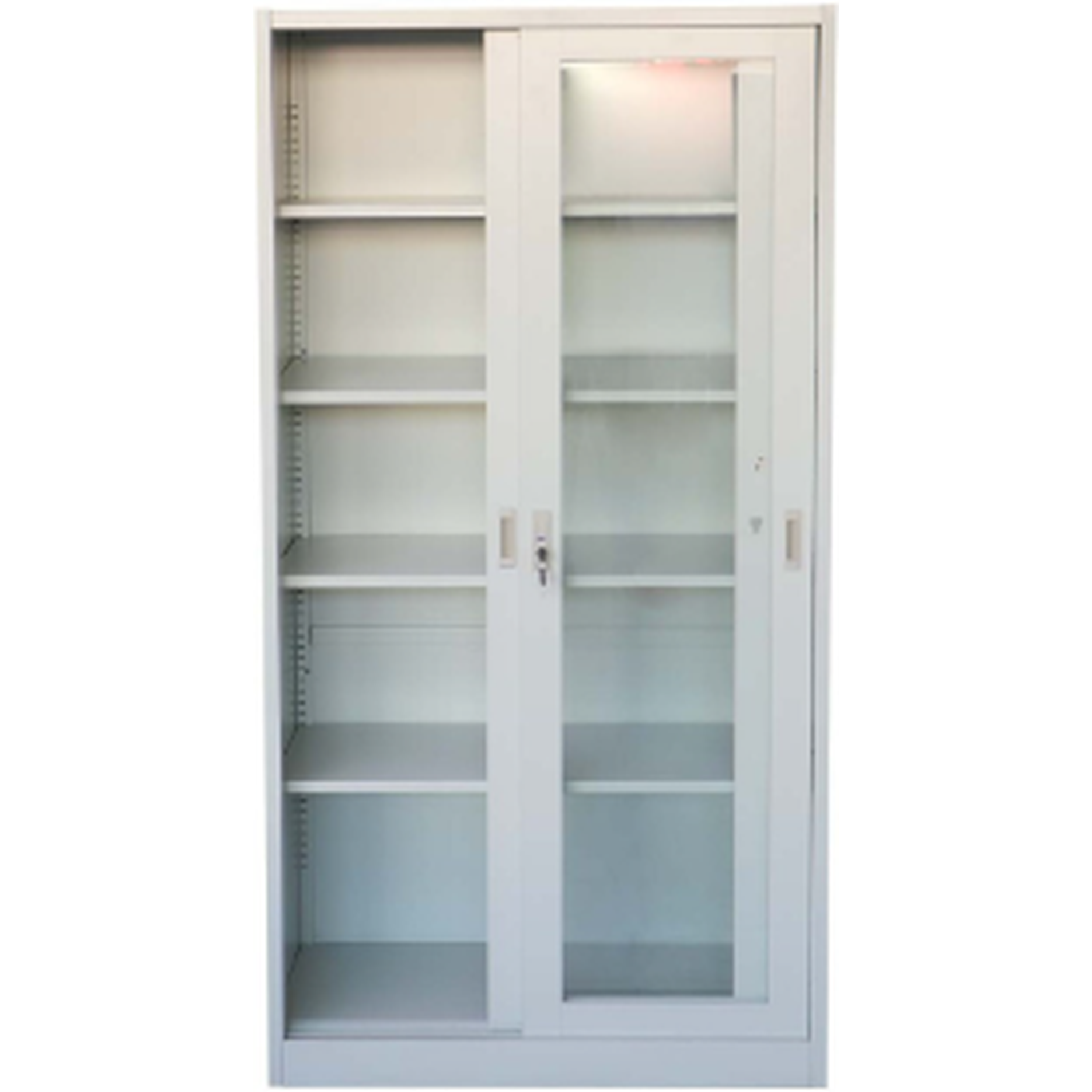 Steel File Cabinet / Locker With Sliding Glass Door-Cabinet Accessories-Bab Al-Saif Est-Star Light Kuwait