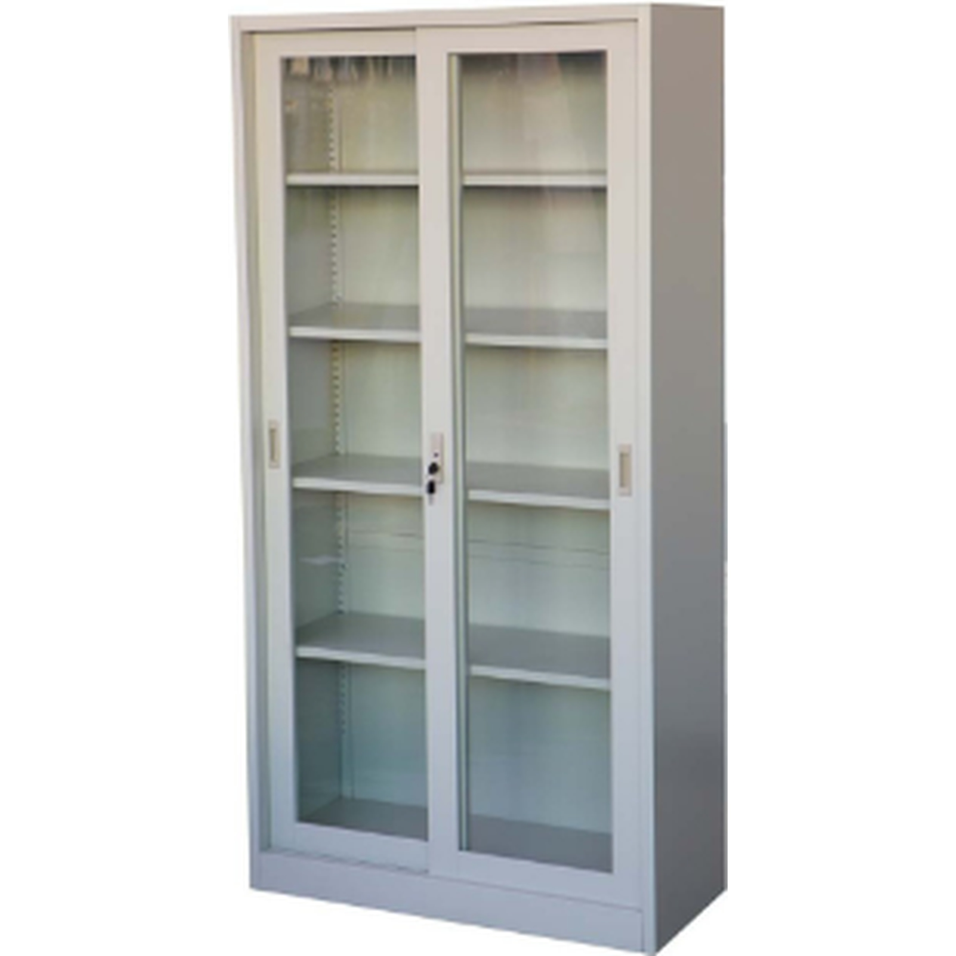 Steel File Cabinet / Locker With Sliding Glass Door-Cabinet Accessories-Bab Al-Saif Est-Star Light Kuwait