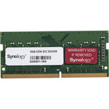 وحدة ذاكرة Synology 16GB D4ES01 DDR4 RAM SO-DIMM ECC (1 x16G)