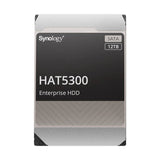 قرص صلب Synology HAT5300 - سعة 12 تيرابايت / 3.5 بوصة / SATA-III / 7200 دورة في الدقيقة / ذاكرة تخزين مؤقتة 256 ميجابايت