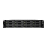 Synology RackStation RS3621RPxs - 144TB / 8x18TB / SATA / 12-Bays / USB / LAN / Rack (2U)