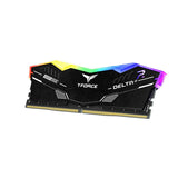 ذاكرة T-Force Delta Alpha RGB DDR5 6000 سعة 32 جيجابايت (قطعتان × 16 جيجابايت) سوداء CL38 1.25 فولت