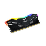 ذاكرة T-Force Delta Alpha RGB DDR5 6000 سعة 32 جيجابايت (قطعتان × 16 جيجابايت) سوداء CL38 1.25 فولت
