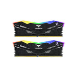 ذاكرة T-Force Delta Alpha RGB DDR5 6000 سعة 32 جيجابايت (قطعتان × 16 جيجابايت) سوداء CL38 1.25 فولت