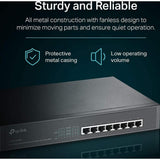 TP-Link 8-Port PoE+ SG1008MP Gigabit Desktop/Rackmount Switch 153W