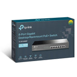 TP-Link 8-Port PoE+ SG1008MP Gigabit Desktop/Rackmount Switch 153W