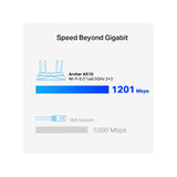 TP-Link Archer AX10 (AX1500) Wi-Fi 6 Router - 5GHz (1201 Mbps) / Gigabit WAN / Gigabit LAN
