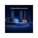 TP-Link Archer AX90 (AX6600) Tri-Band Wireless Router - 5GHz (4804 Mbps) / Gigabit WAN / Gigabit LAN