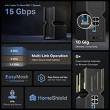 TP-Link Archer BE700 BE15000 Tri-Band WiFi 7 Router, 2.5Gbps / 10Gbps