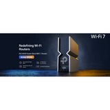 TP-Link Archer BE900 BE24000 Quad-Band Wi-Fi 7 Router, Dual 10Gbps, x5 Ethernet Ports, LED Touchscreen