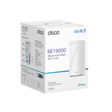 TP-Link Deco BE85 BE19000 Tri-Band Whole Home Mesh WiFi 7 System, 1-Pack