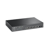 مفتاح TP-Link JetStream الذكي ذو 10 منافذ جيجابت مع 8 منافذ PoE+