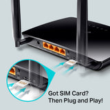 جهاز توجيه لاسلكي ثنائي النطاق TP-Link MR400 AC1200 4G LTE
