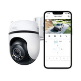 TP-Link Outdoor Pan/Tilt Security Wi-Fi Camera 2K , 512GB Micro SD Support