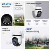 TP-Link Outdoor Pan/Tilt Security Wi-Fi Camera 2K , 512GB Micro SD Support