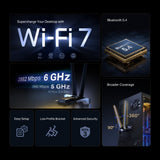 TP-Link TBE400E BE6500 WiFi 7 Bluetooth 5.4 PCIe Adapter