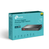 TP-Link TL-SG1210MP 10-Port Gigabit Desktop Switch with 8-Port PoE+ - 20 Gbps / LAN
