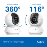 TP-Link Tapo C250 4K Pan/Tilt AI Home Security WiFi Camera