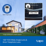 TP-Link Tapo C545D Outdoor Dual Lens Pan/Tilt Security Camera 3MP
