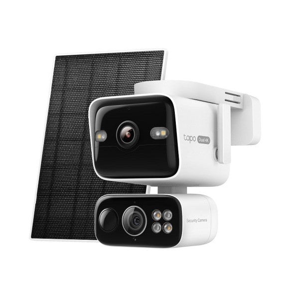 TP-Link Tapo C675D KIT Solar-Powered Dual-Lens Pan/Tilt Security Camera Kit 4K