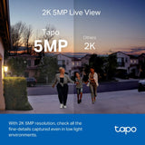 TP-Link Tapo D230S1 Smart Battery Video Doorbell Kit 2K 5MP Live View
