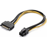 TV-out Cable 15 Pin SATA to 6-Pin PCI Express Card Power Cable