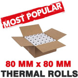 Thermal Roll 80 X 80 Mm - 50Pcs/Box-Thermal Rolls-Other-Star Light Kuwait