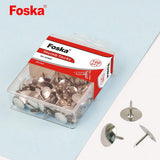 Thumbtack Foska -100 Pcs-As40C - Nik-Pins And Clips-Foska-Star Light Kuwait