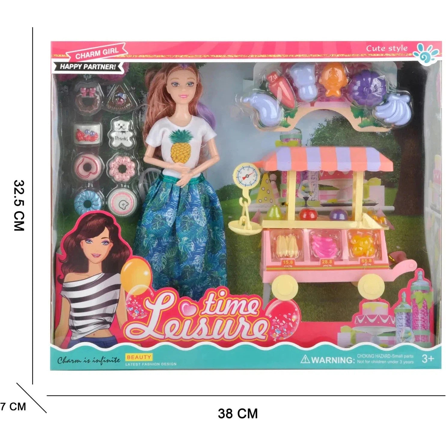 Time Leusure Charm Girl Happy Partner Doll Set-038Hw-4-Dolls-Other-Star Light Kuwait