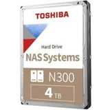 Toshiba 4Tb Nas Hard Disk Drive - 7200 Rpm Class Sata 6Gb/S 3.5 Inch - Hdwg440Ezsta-Network Attached Storage-Toshiba-Star Light Kuwait