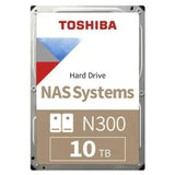 Toshiba N300 10TB NAS Internal Hard Drive 3.5" SATA 6Gb/s 7200RPM 512MB Cache CMR - HDWG71AEZSTAU