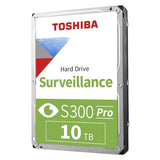 Toshiba S300 Pro Surveillance Internal Hard Drive - 10TB / 3.5-inch / SATA-III / 7200 RPM